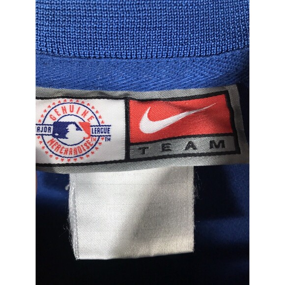 Vintage Nike Chicago Cubs Blue Pullover Jersey SZ Medium MLB - Picture 5 of 7